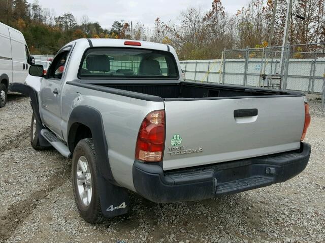 5TEPX42N36Z292410 - 2006 TOYOTA TACOMA SILVER photo 3