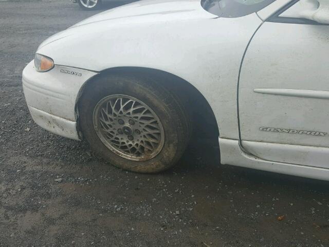 1G2WP12K3XF261970 - 1999 PONTIAC GRAND PRIX Білий фото 9