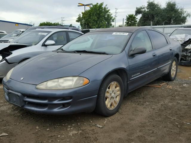 2B3HD46R51H691934 - 2001 DODGE INTREPID S BLUE photo 2