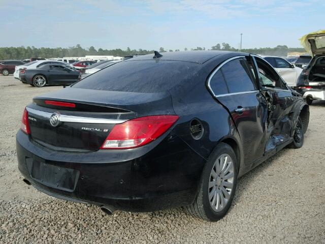 2G4GS5EV4D9211803 - 2013 BUICK REGAL PREM BLACK photo 4