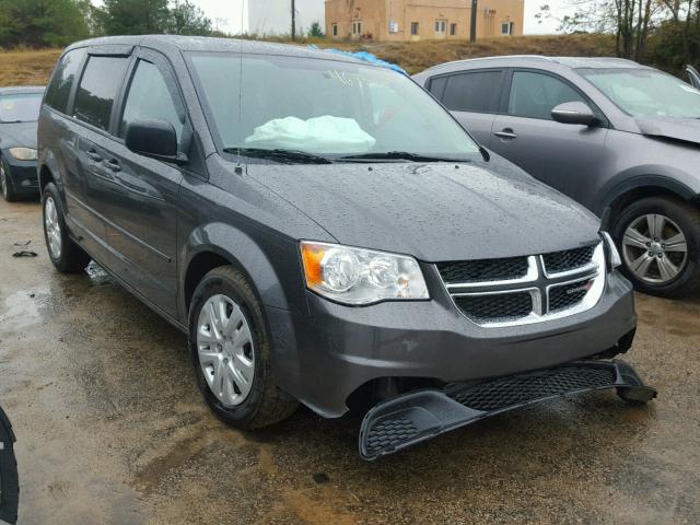 2C4RDGBG5HR640768 - 2017 DODGE GRAND CARA GRAY photo 1