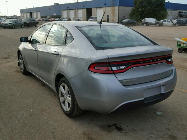 1C3CDFBB7FD221359 - 2015 DODGE DART SXT SILVER photo 3