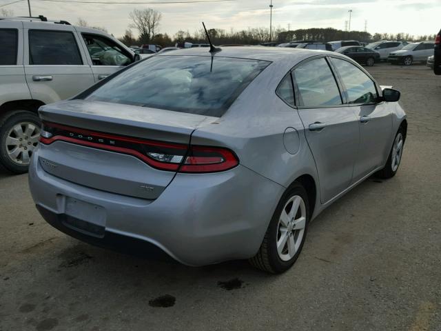 1C3CDFBB7FD221359 - 2015 DODGE DART SXT SILVER photo 4