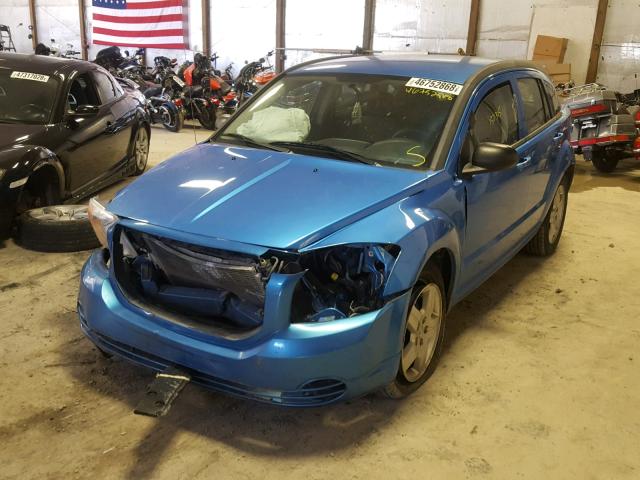 1B3HB48A99D131016 - 2009 DODGE CALIBER SX BLUE photo 2