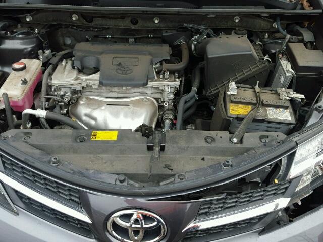 JTMZFREV8EJ015135 - 2014 TOYOTA RAV4 LE GRAY photo 7