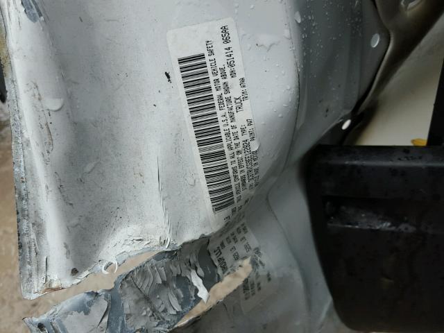 3C6TRVCG9EE122824 - 2014 RAM PROMASTER WHITE photo 10