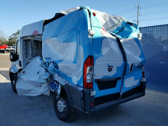 3C6TRVCG9EE122824 - 2014 RAM PROMASTER WHITE photo 3