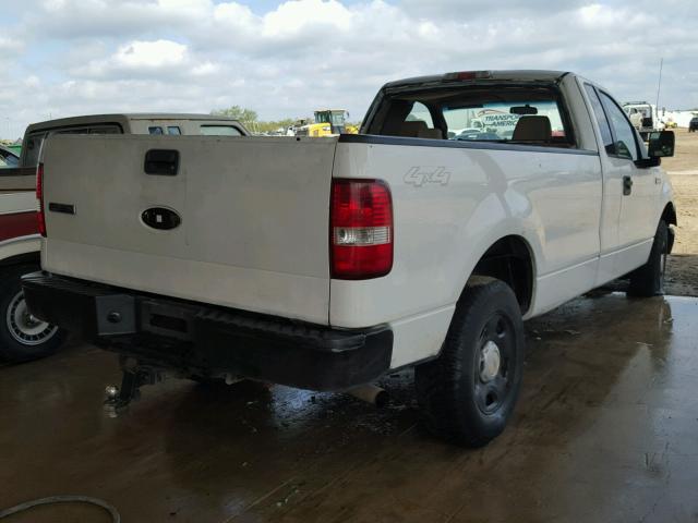 1FTRF14W08KD35205 - 2008 FORD F150 WHITE photo 4