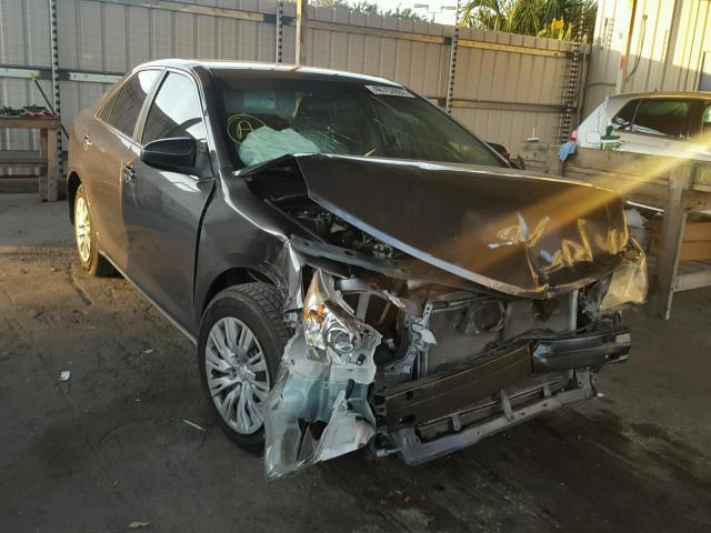 4T4BF1FK6CR200885 - 2012 TOYOTA CAMRY BASE GRAY photo 1