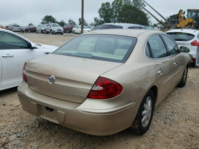 2G4WD532551231606 - 2005 BUICK LACROSSE C TAN photo 4