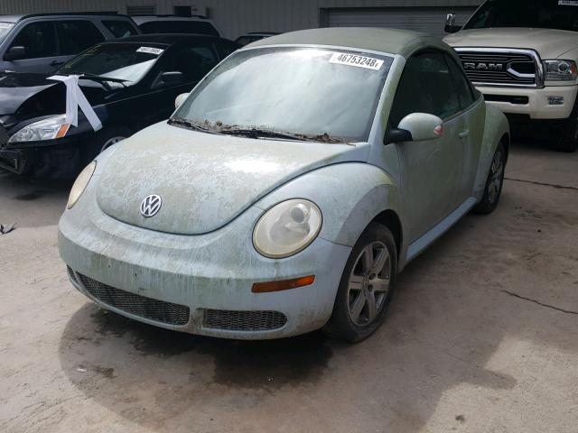 3VWRF31Y26M306020 - 2006 VOLKSWAGEN NEW BEETLE 蓝色 照片 2