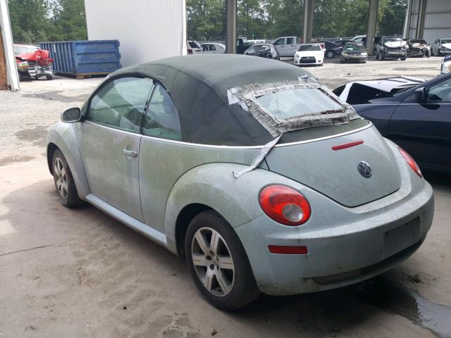 3VWRF31Y26M306020 - 2006 VOLKSWAGEN NEW BEETLE 蓝色 照片 3