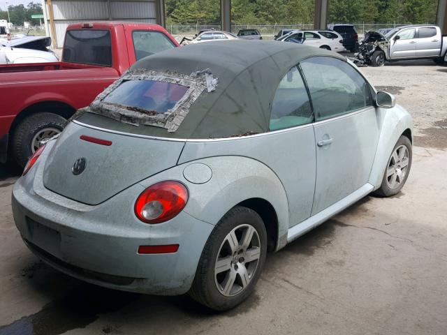 3VWRF31Y26M306020 - 2006 VOLKSWAGEN NEW BEETLE 蓝色 照片 4