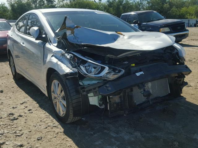 5NPDH4AE5FH630135 - 2015 HYUNDAI ELANTRA SE SILVER photo 1