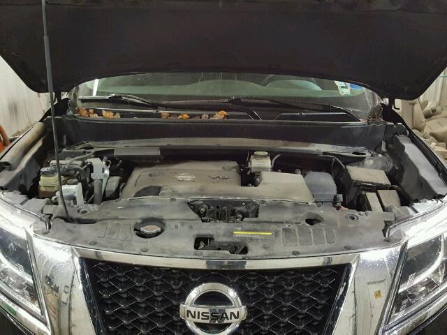 5N1AR2MM6DC673121 - 2013 NISSAN PATHFINDER BLACK photo 7