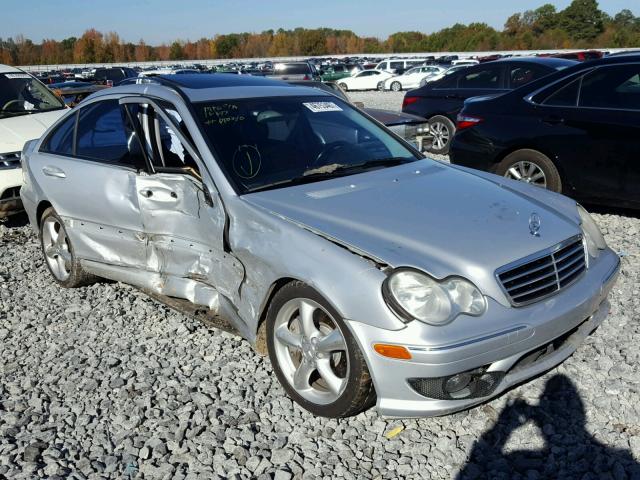 WDBRF52H26E019987 - 2006 MERCEDES-BENZ C GENERATI SILVER photo 1