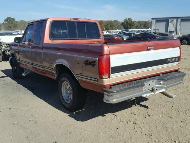 1FTEX14NXRKB29345 - 1994 FORD F150 TWO TONE photo 3