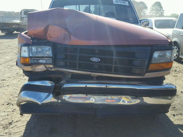 1FTEX14NXRKB29345 - 1994 FORD F150 TWO TONE photo 7