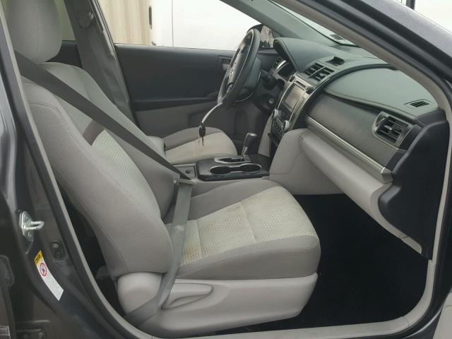 4T4BF1FK7CR173454 - 2012 TOYOTA CAMRY BASE GRAY photo 5