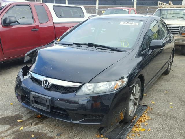 19XFA1F97AE022444 - 2010 HONDA CIVIC EXL 黑色 照片 2
