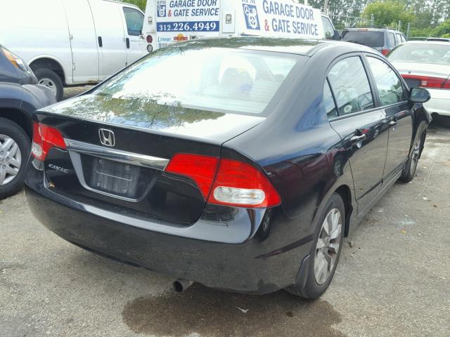 19XFA1F97AE022444 - 2010 HONDA CIVIC EXL 黑色 照片 4