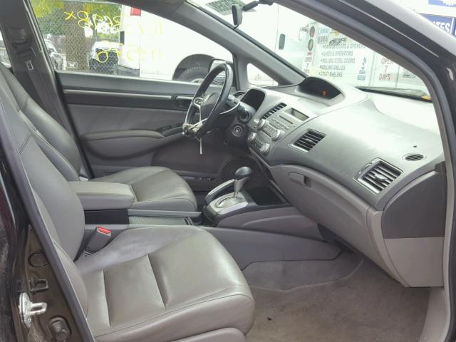 19XFA1F97AE022444 - 2010 HONDA CIVIC EXL 黑色 照片 5