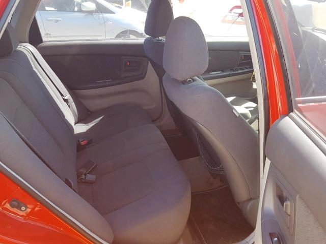 KNAFE162765222344 - 2006 KIA SPECTRA5 RED photo 6