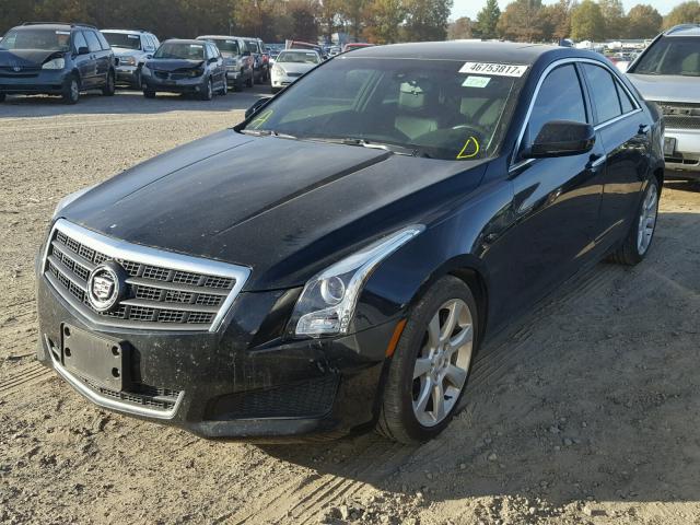 1G6AA5RA6D0122347 - 2013 CADILLAC ATS BLACK photo 2