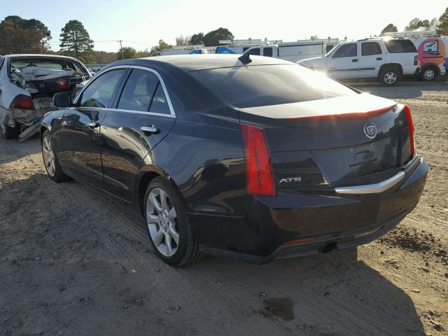 1G6AA5RA6D0122347 - 2013 CADILLAC ATS BLACK photo 3