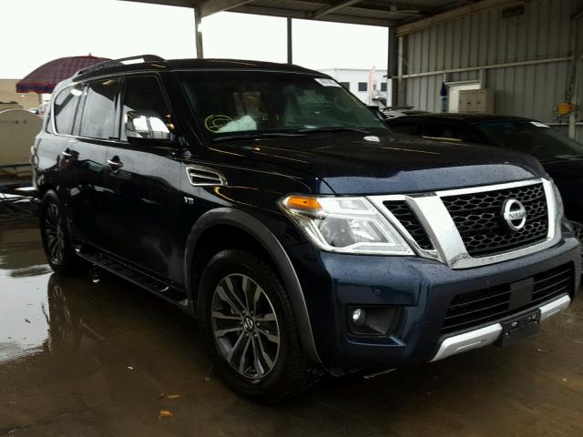 JN8AY2ND9H9001857 - 2017 NISSAN ARMADA SV BLUE photo 1