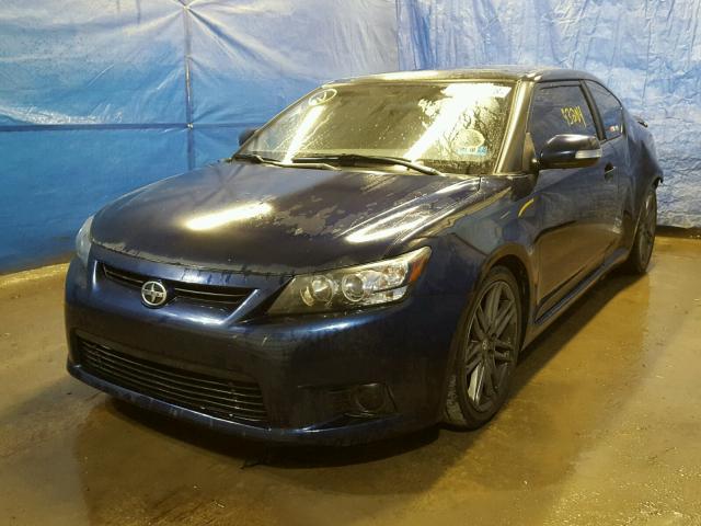 JTKJF5C77D3059245 - 2013 TOYOTA SCION TC 蓝色 照片 2