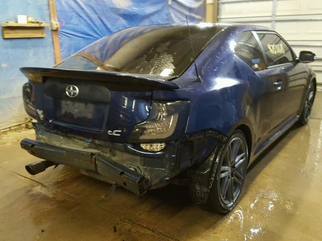 JTKJF5C77D3059245 - 2013 TOYOTA SCION TC 蓝色 照片 4