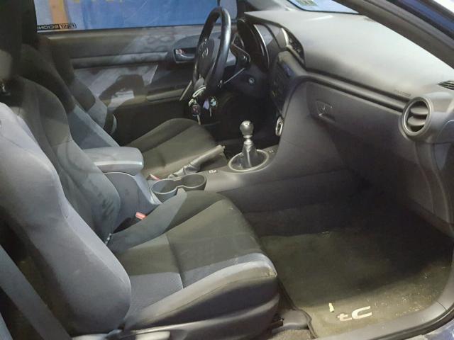 JTKJF5C77D3059245 - 2013 TOYOTA SCION TC 蓝色 照片 5