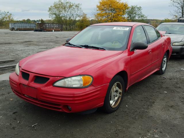 1G2NF52F13C204008 - 2003 PONTIAC GRAND AM S RED photo 2