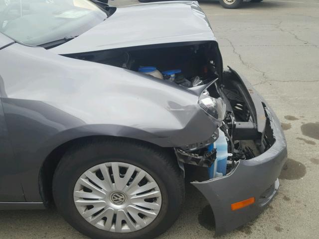 WVWDB7AJXCW279986 - 2012 VOLKSWAGEN GOLF 石墨色 照片 9