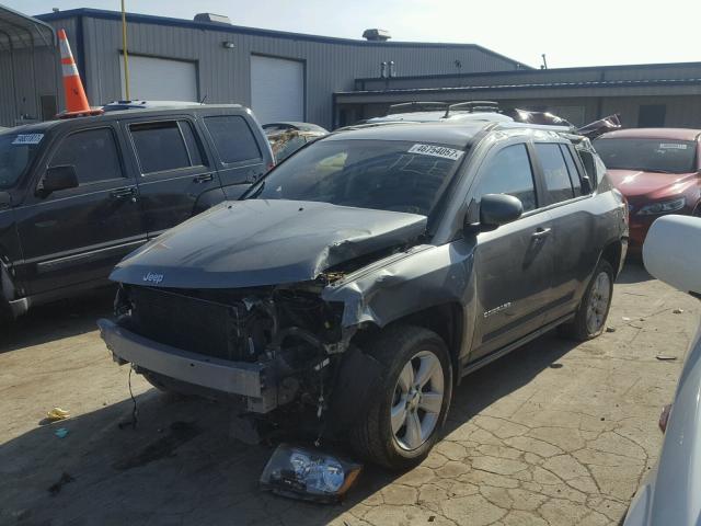 1C4NJCEB1ED518133 - 2014 JEEP COMPASS LA GRAY photo 2