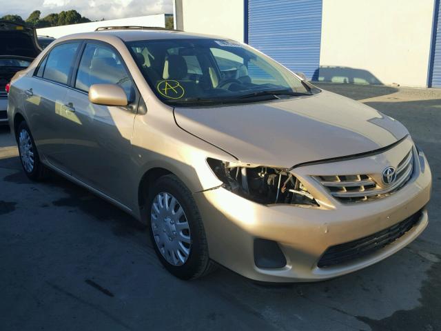 5YFBU4EE8DP173527 - 2013 TOYOTA COROLLA BA GOLD photo 1