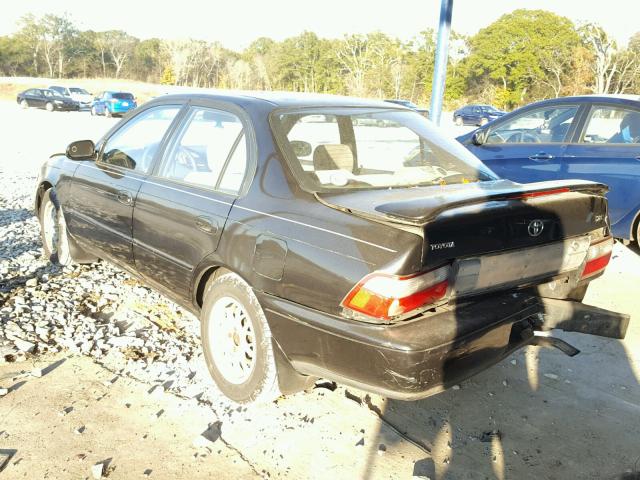 1NXBB02E5VZ621502 - 1997 TOYOTA COROLLA DX BLACK photo 3