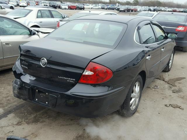 2G4WD532851200933 - 2005 BUICK LACROSSE C BLACK photo 4