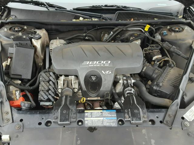 2G4WD532851200933 - 2005 BUICK LACROSSE C BLACK photo 7