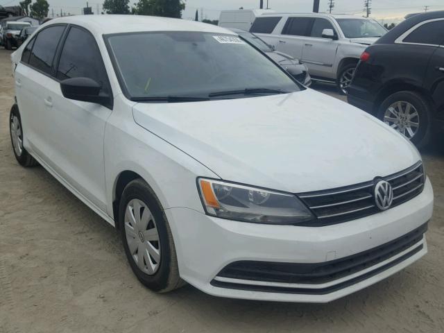 3VW2K7AJ0FM318027 - 2015 VOLKSWAGEN JETTA BASE 白色 照片 1