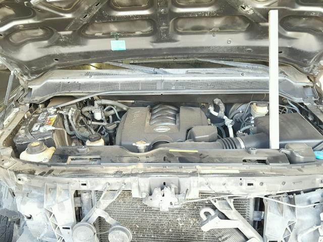 5N1AA08A85N726015 - 2005 NISSAN ARMADA SE CHARCOAL photo 7