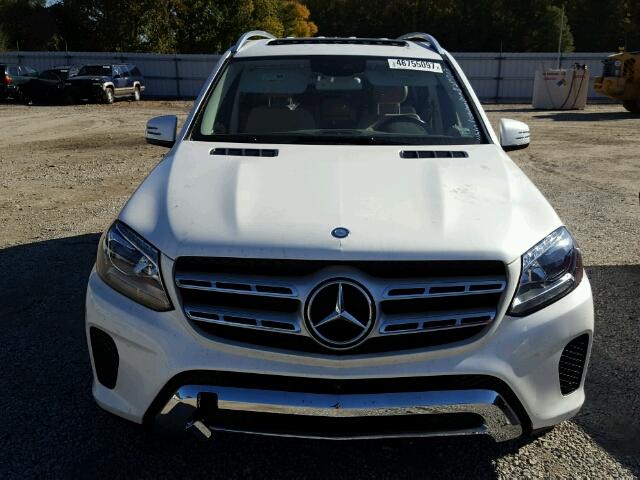 4JGDF6EE1HA785489 - 2017 MERCEDES-BENZ GLS 450 4M WHITE photo 9