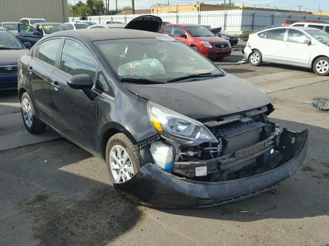 KNADM4A32E6373760 - 2014 KIA RIO LX Սև լուսանկար 1