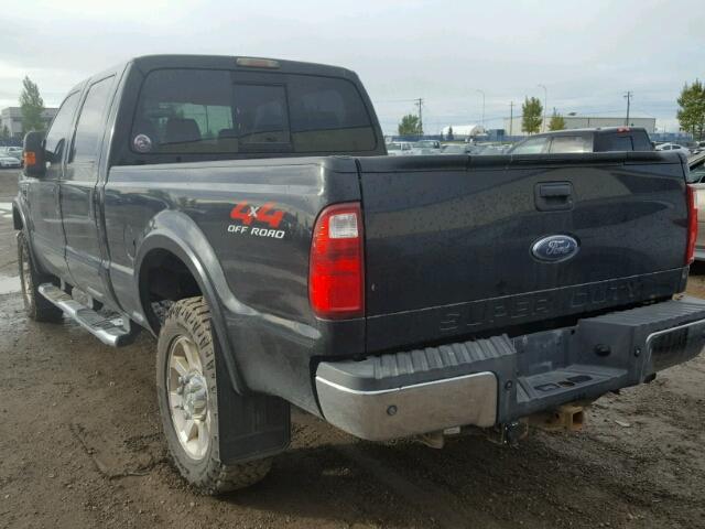 1FTWW31R78EB22795 - 2008 FORD F350 SRW S BLACK photo 3