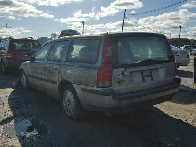 YV1SW58D412092483 - 2001 VOLVO V70 2.4T GRAY photo 3