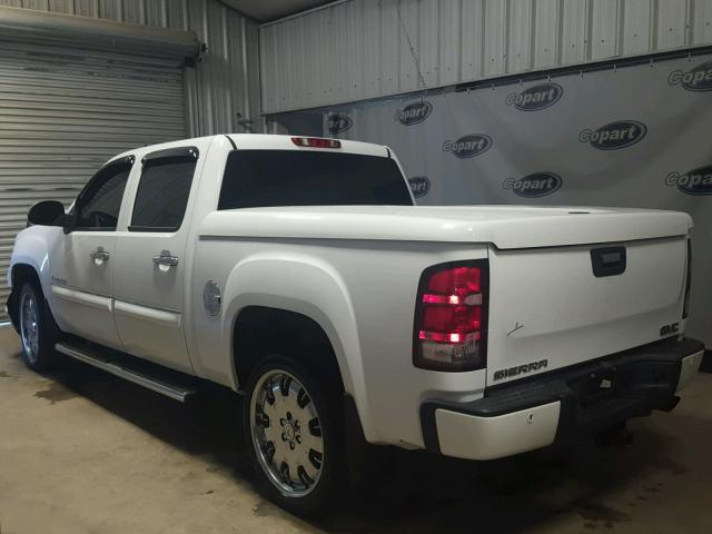 2GTEK638381332518 - 2008 GMC NEW SIERRA WHITE photo 3