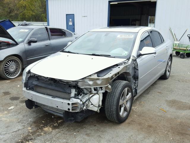 1G1ZC5EUXBF247297 - 2011 CHEVROLET MALIBU 1LT SILVER photo 2