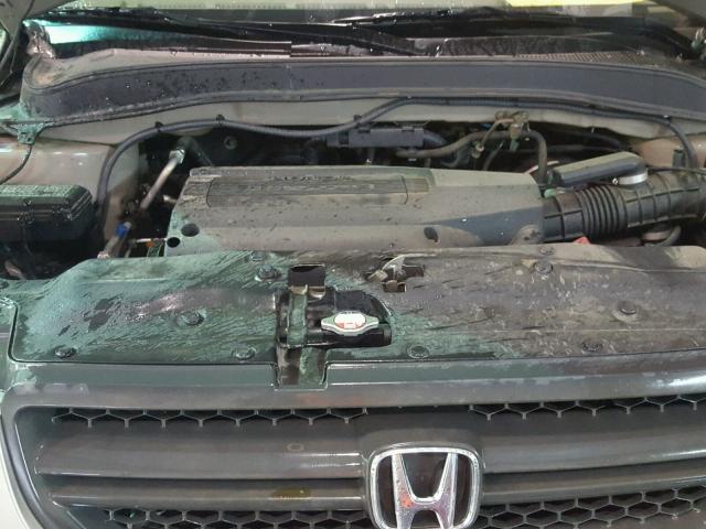 2HKYF184X4H556646 - 2004 HONDA PILOT EX TAN photo 7