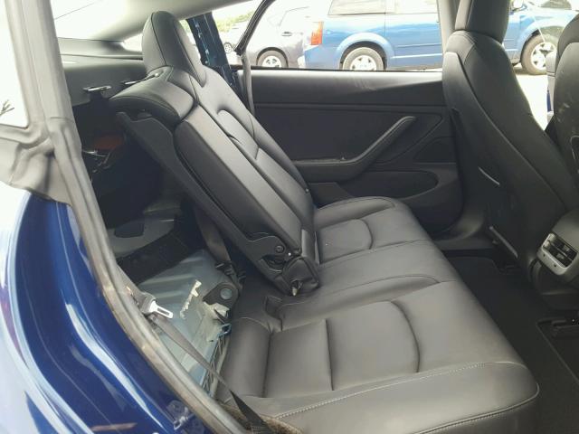 5YJ3E1EA1JF031878 - 2018 TESLA MODEL 3 ლურჯი ფოტო 6